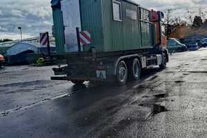 Transport eines Pausencontainers